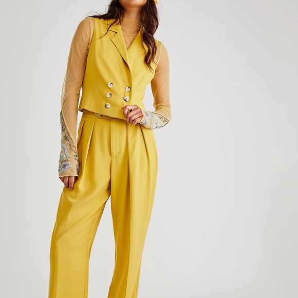 Free People Pants - Free People Gabbie Pant Set